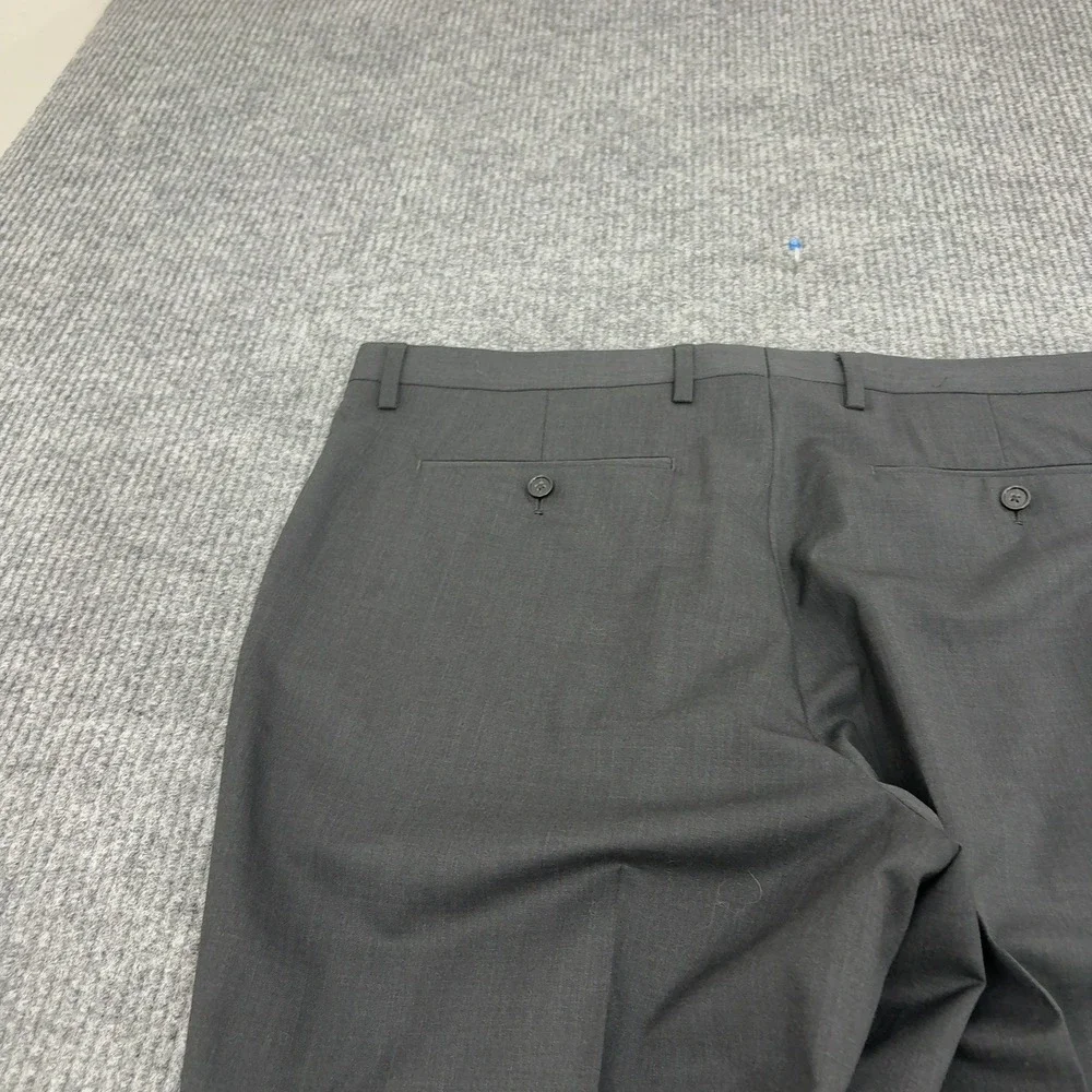 Banana Republic Dress Pants Mens 36 Gray Wool Marzotto Italian Slim Fit Business